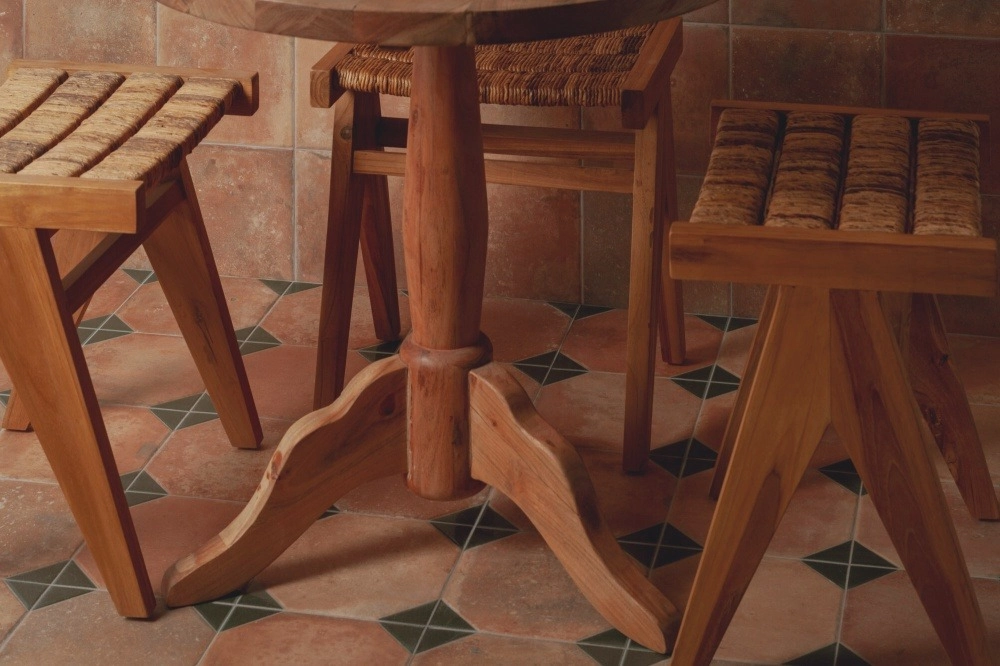 Peronda gres porcelanowy FS Nonna Sage decor 45,2x45,2